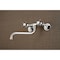 Kingston Brass KS115C Essex Two Handle Wall Mount Bathroom Faucet, Polished Chrome KS115C - alternate 3